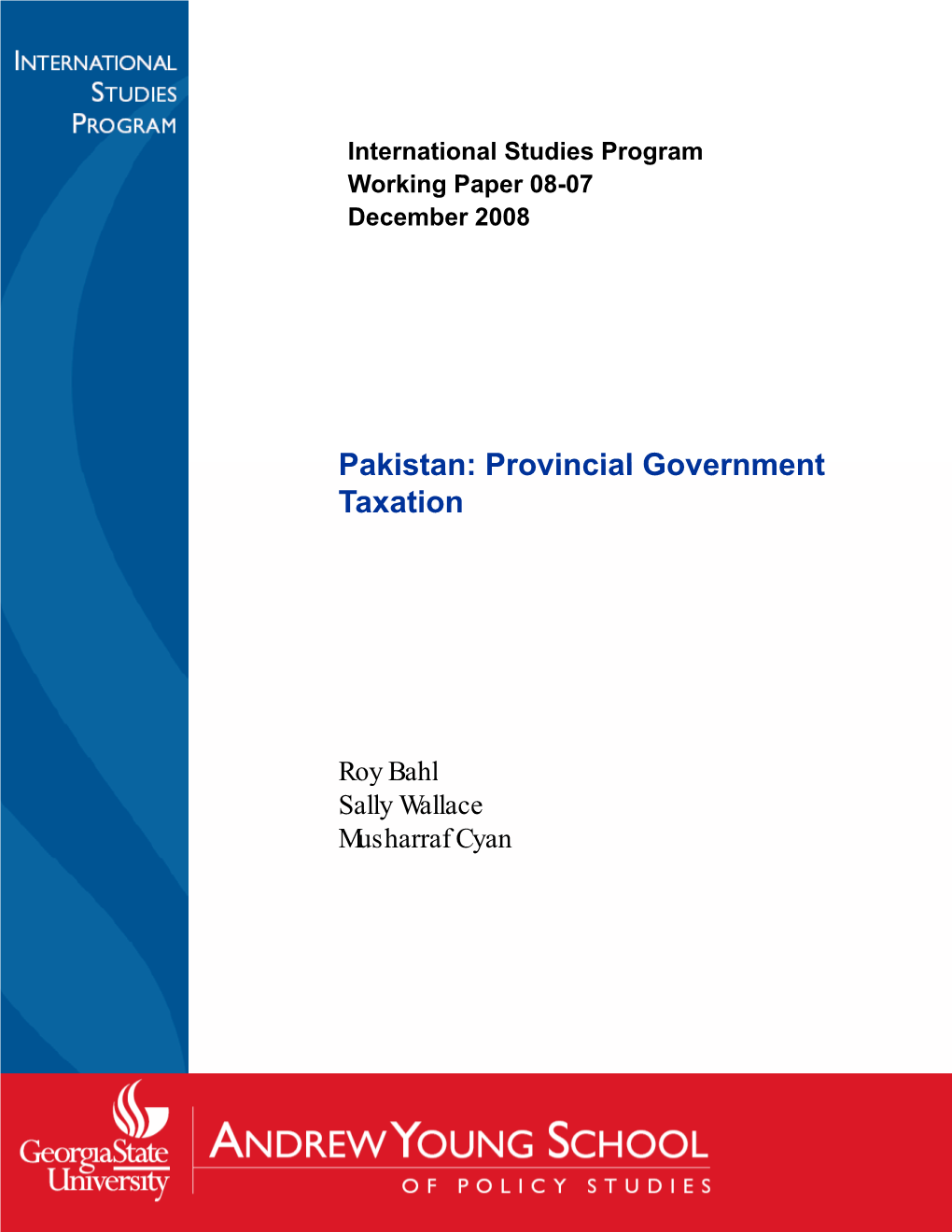 Provincial Government Pakistan