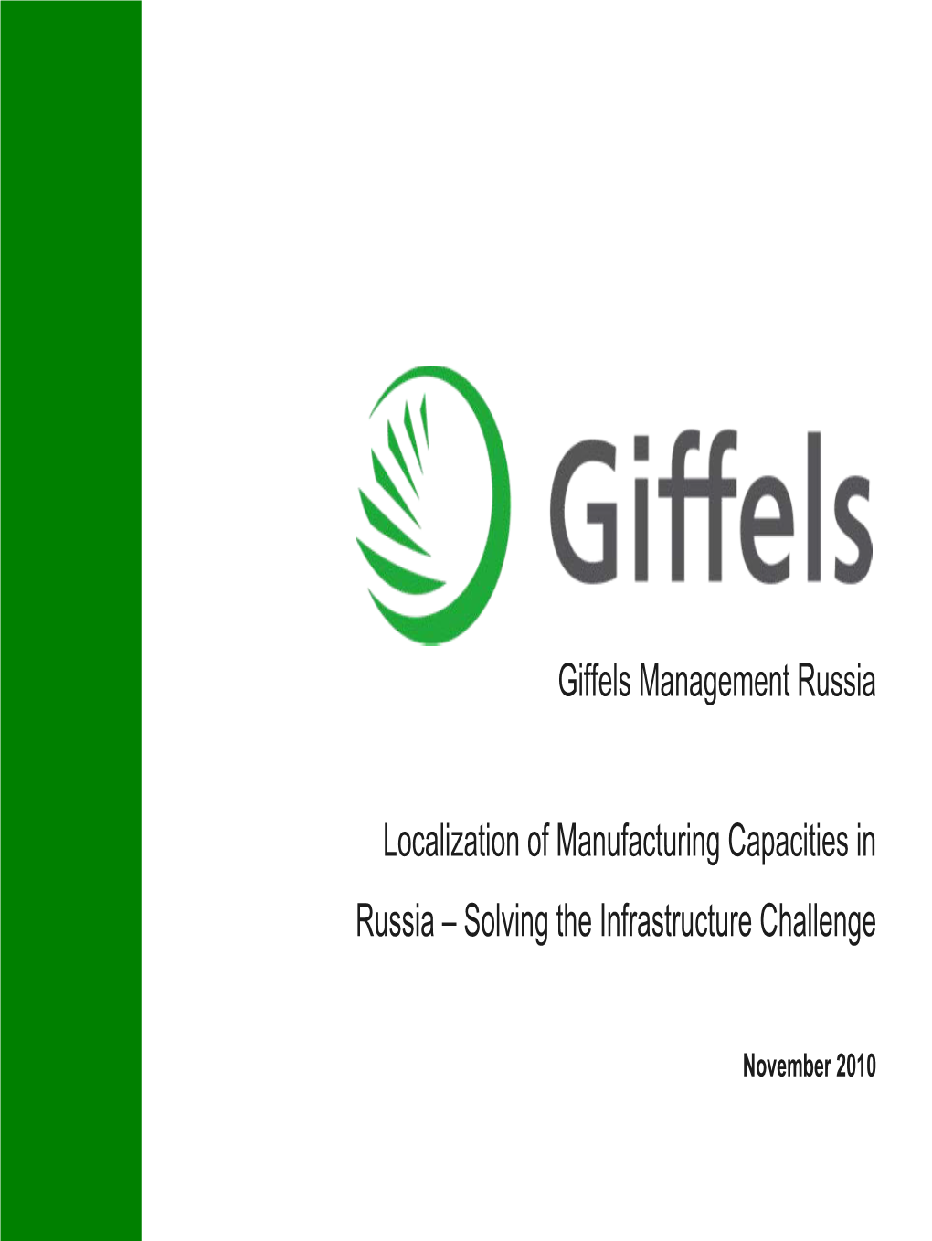 Giffels Management Russia