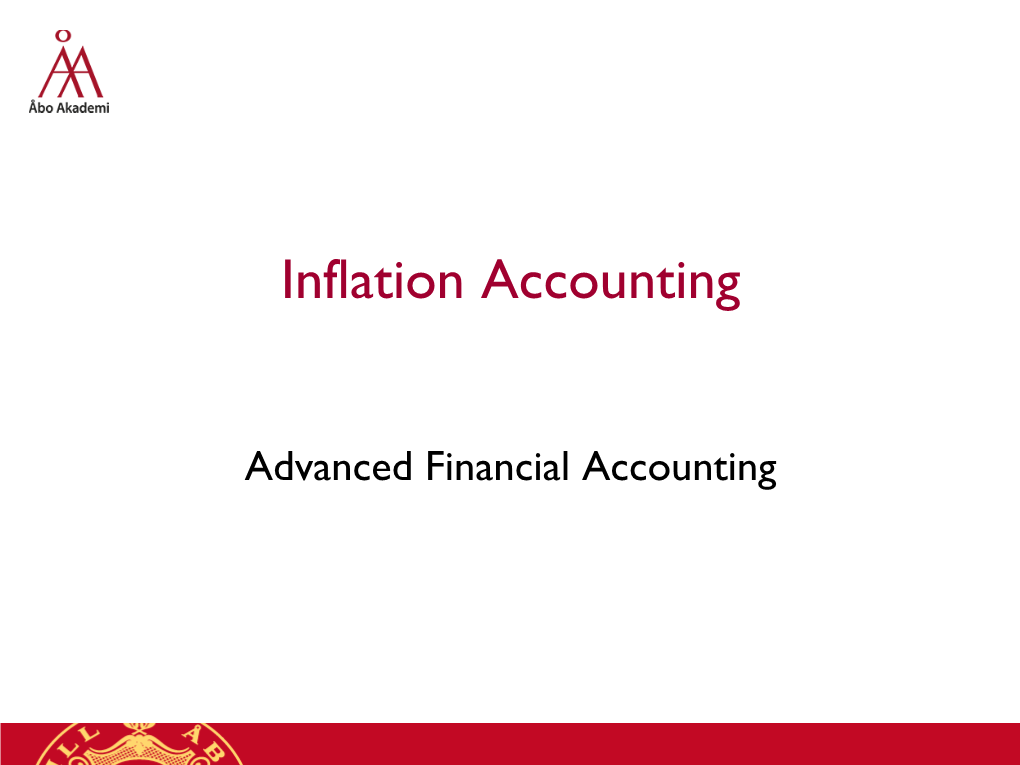 Inflation Accounting