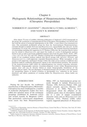 Chiroptera: Pteropodidae)