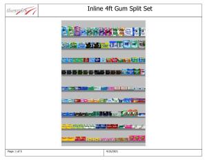 Inline 4Ft Gum Split Set