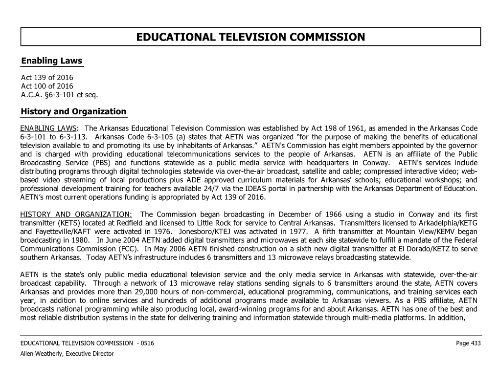 Educational Television Commission