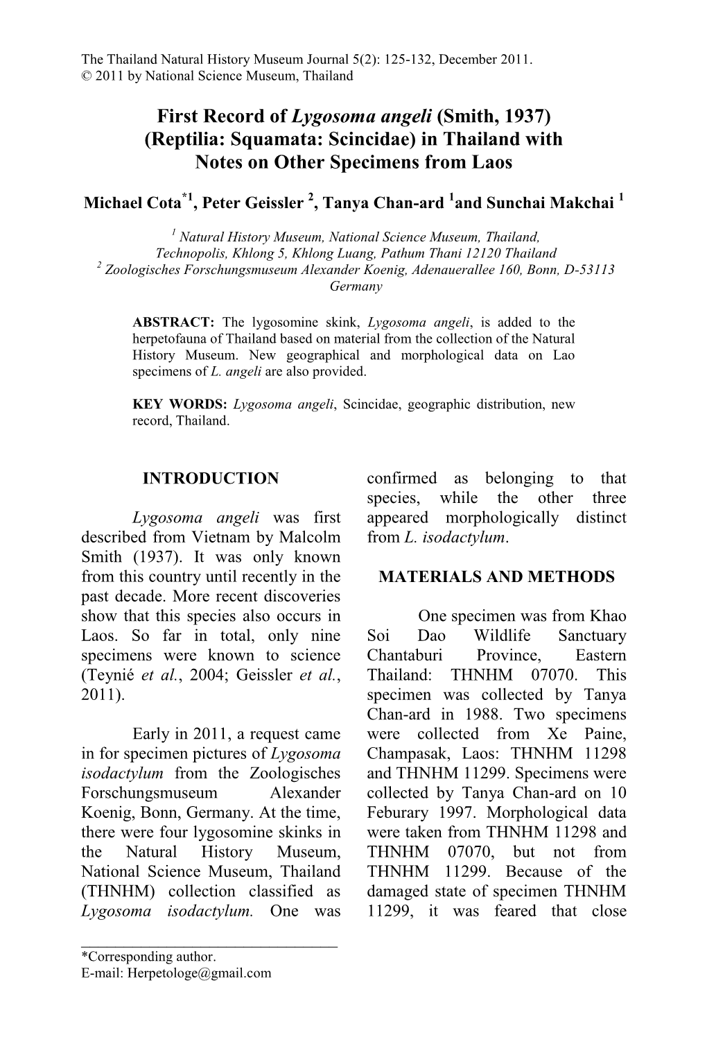 First Record of the Apodid Sea Cucumber Anapta Gracilis Semper