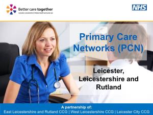 Primary Care Networks (PCN)
