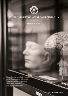 The University of Notre Dame Australia Research Guide