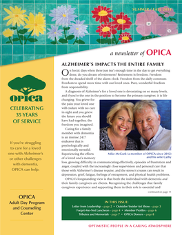 A Newsletter of OPICA
