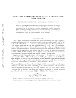 A Universal Cannon-Thurston Map and the Surviving Curve Complex