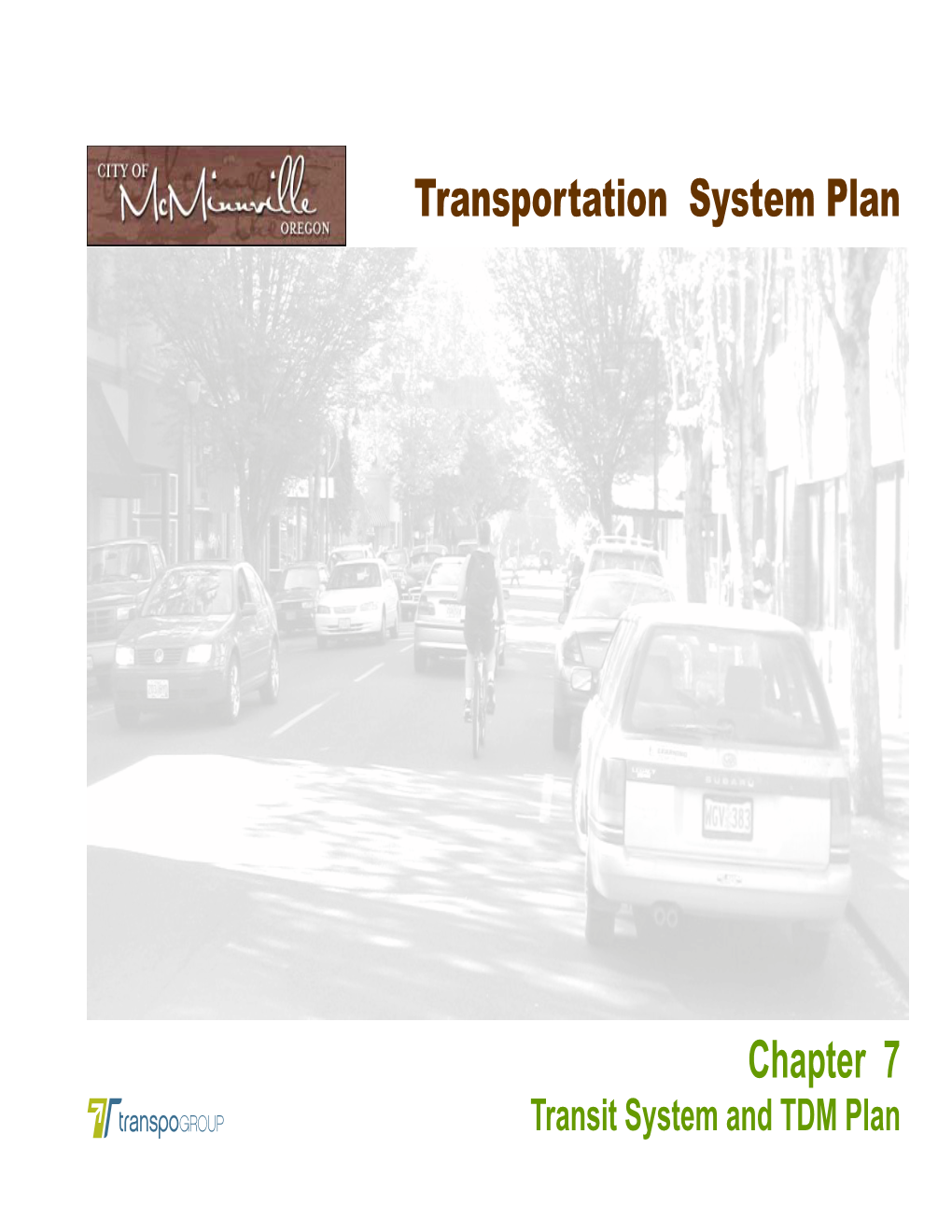 Transit System and TDM Plan