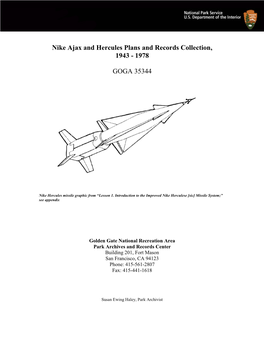 Nike Ajax and Hercules Plans and Records Collections