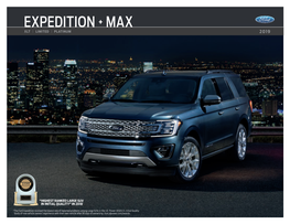 2019 Ford Expedition Brochure