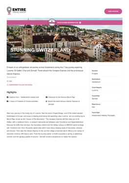 STUNNING SWITZERLAND (11606) 浗st Gallen - Abbey District