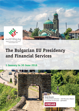 The Bulgarian EU Presidency and Financial Services