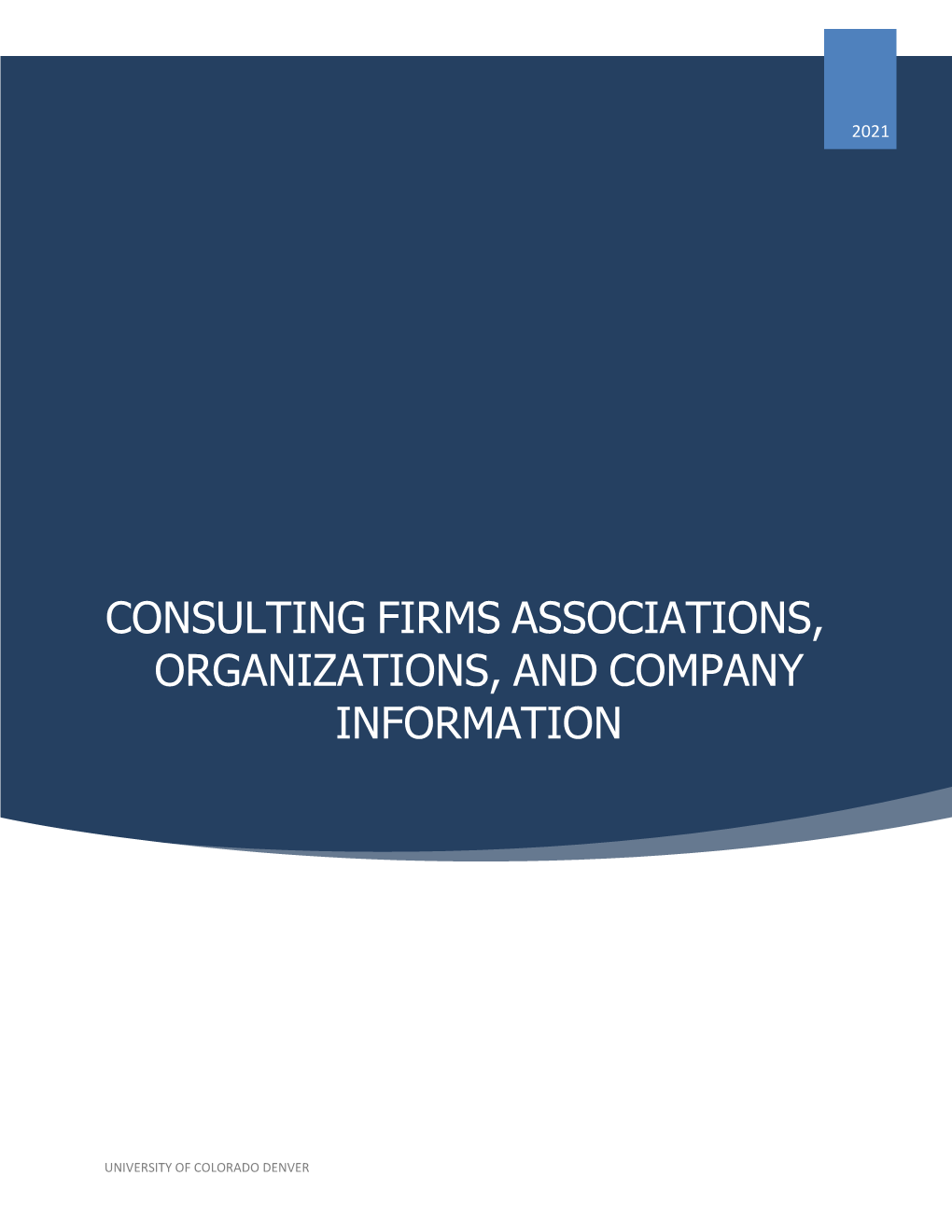 Consulting Firms Associations, Organizations, and Company Information