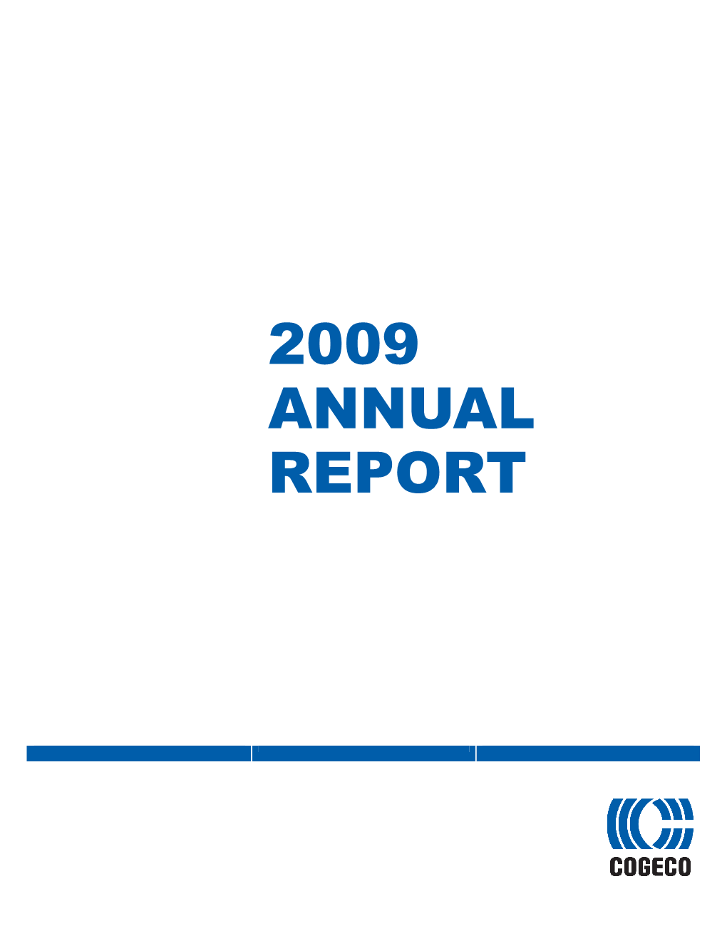 CGO Annual Report 2009