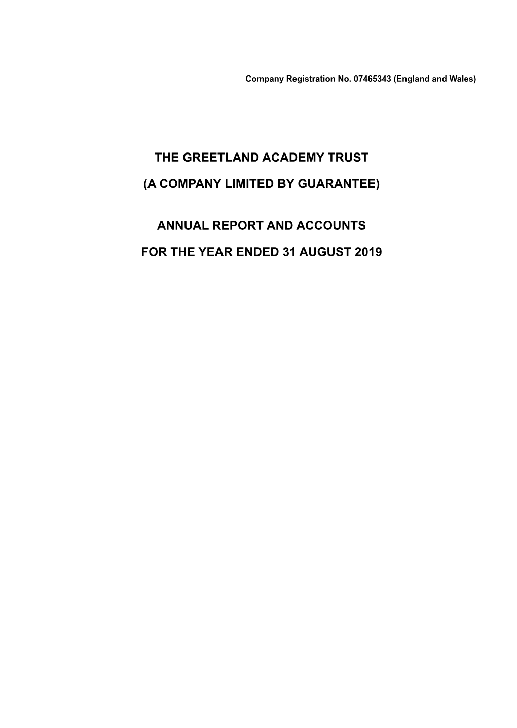 The Greetland Academy Trust