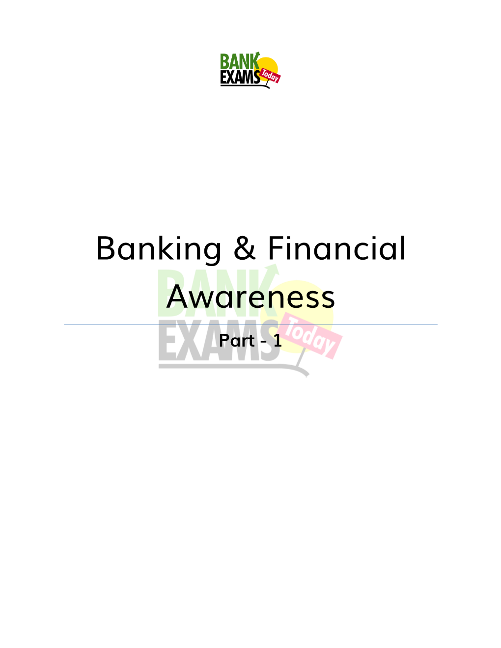 Banking & Financial Awareness