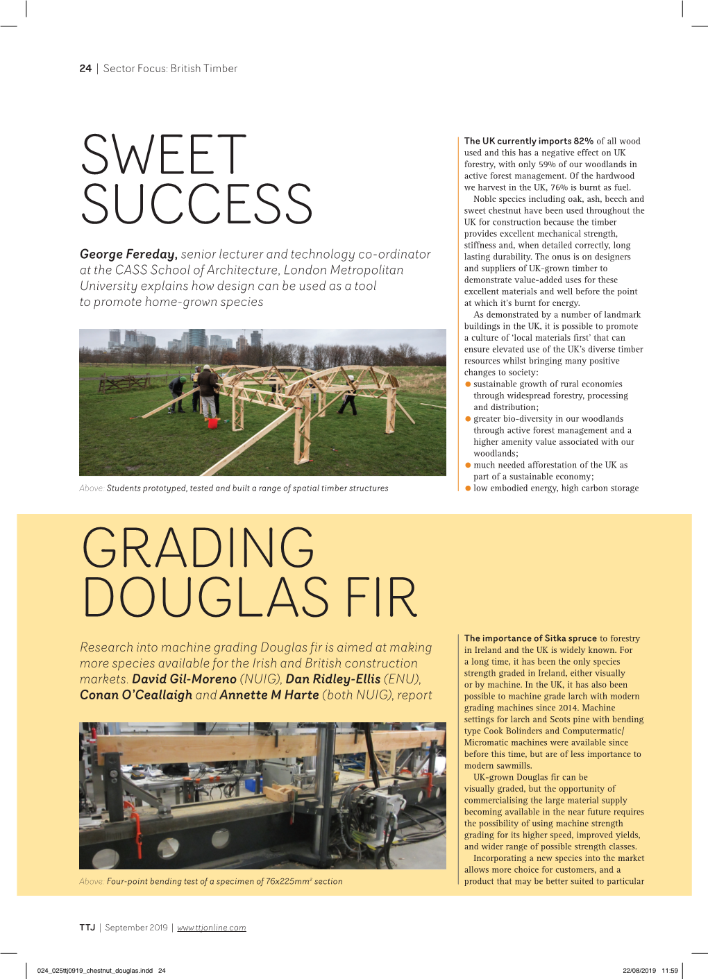 Sweet Success Grading Douglas