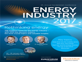 Rethinking Energy the Business Event for the Energy Industry – with 1200 Key Decision Makers, the Most Crucial Topics and Valuable Insights