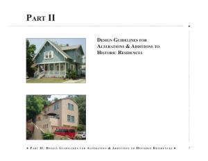 Part II: Historic Homes