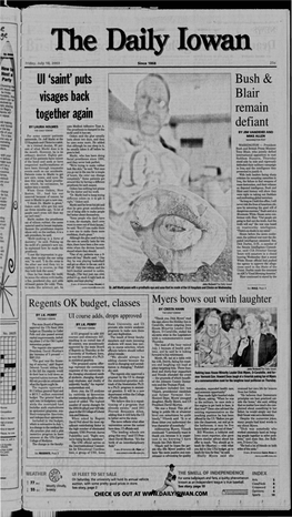 Daily Iowan (Iowa City, Iowa), 2003-07-18