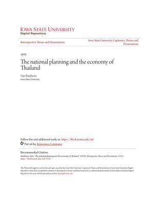 The National Planning and the Economy of Thailand