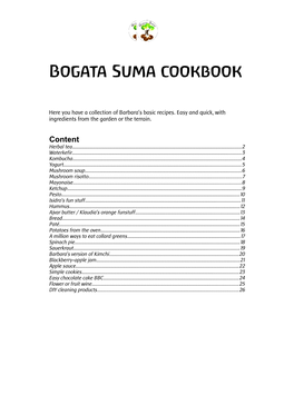 Bogata Suma's Cook Book