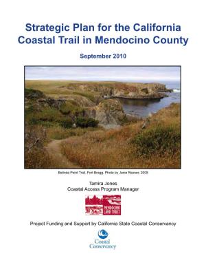 Strategic Plan for the California Coastal Trail in Mendocino County