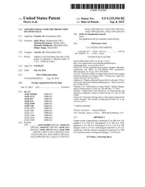 (12) United States Patent (10) Patent No.: US 9,125,936 B2 Meyer Et Al