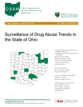 Surveillance of Drug Abuse Trends in the State of Ohio