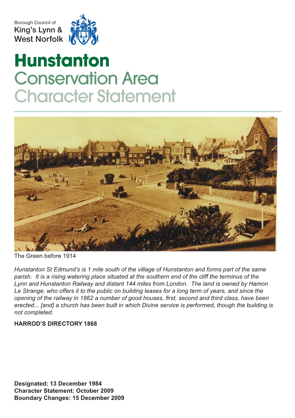 830-192 Hunstanton Conservation Area.Indd