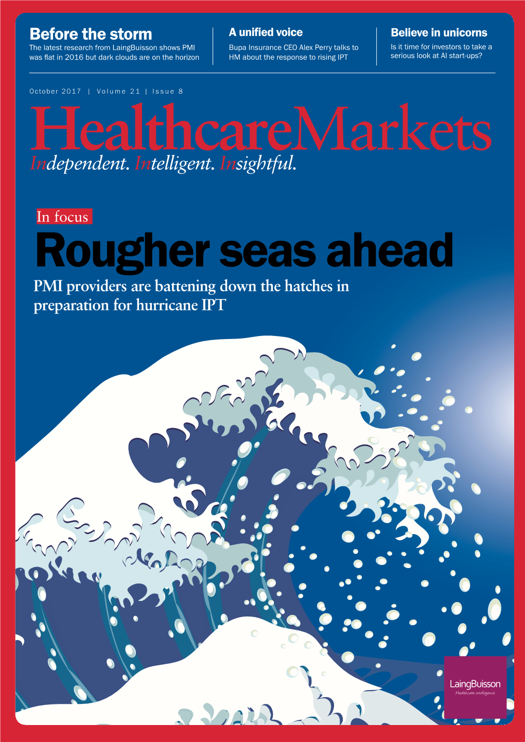 Rougher Seas Ahead PMI Providers Are Battening Down the Hatches in Preparation for Hurricane IPT