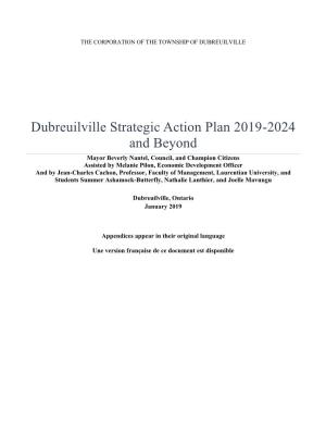 Dubreuilville Strategic Action Plan 2019-2024 and Beyond