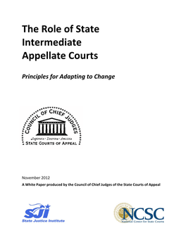 The Role of State Intermediate Appellate Courts