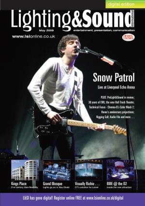 Snow Patrol Live at Liverpool Echo Arena