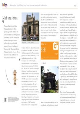 Maharashtra (State of Maharashtra) Travel Guide
