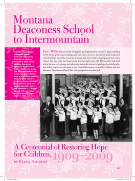 Montana Deaconess School to Intermountain