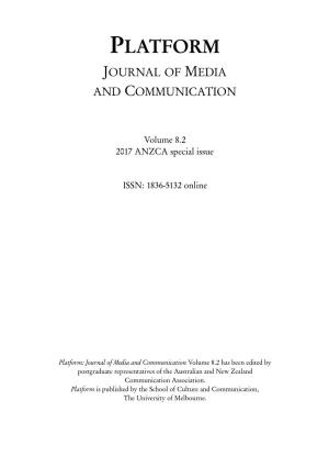 Platform – Journal of Media and Communication