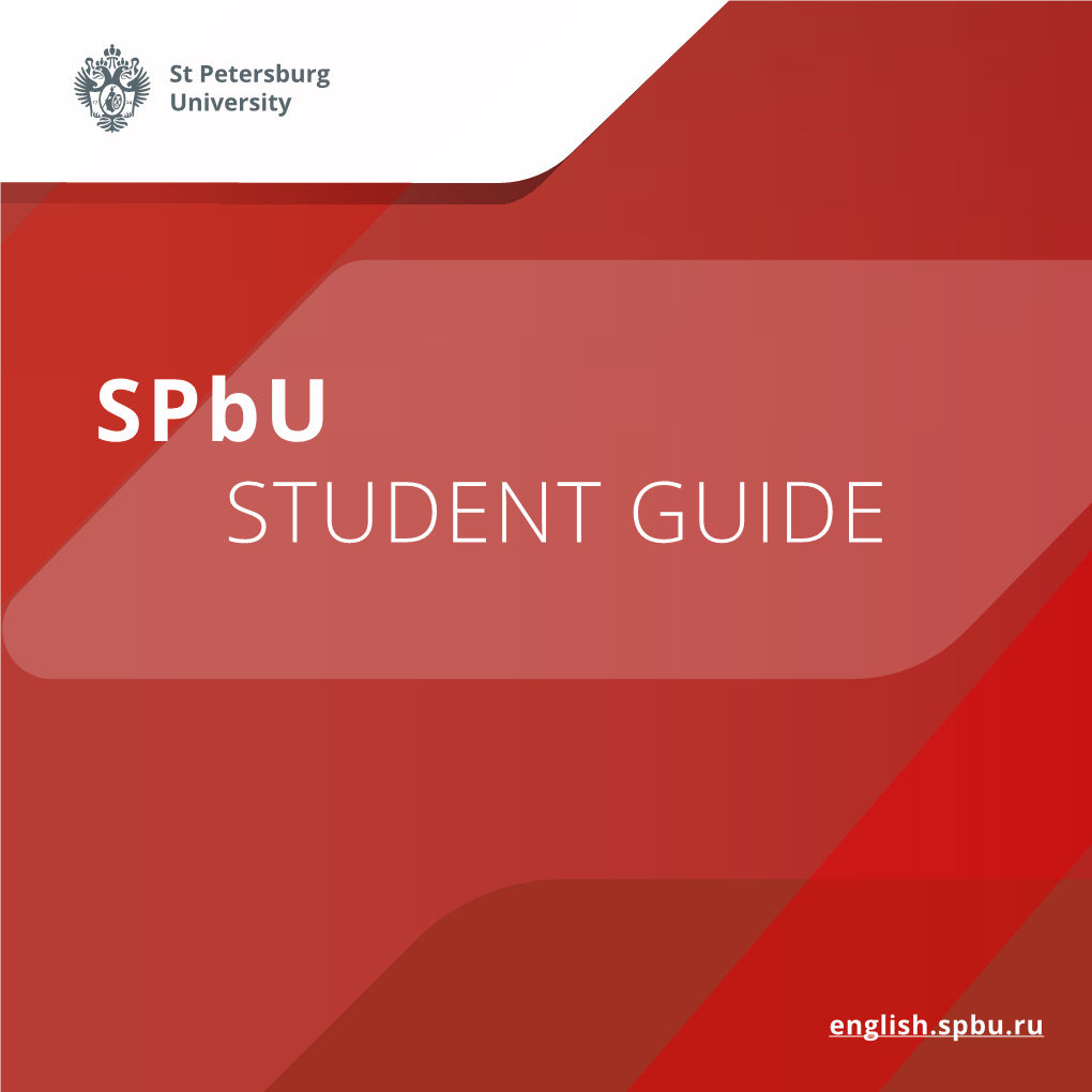 Spbu STUDENT GUIDE