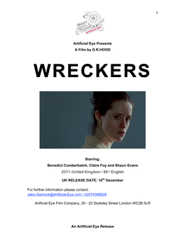 Wreckers Press Notes