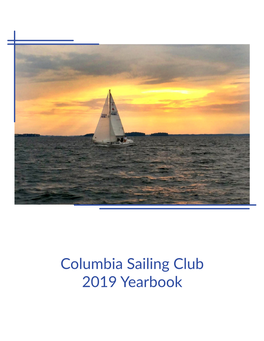 Columbia Sailing Club 2019 Yearbook