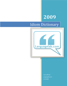 Idiom Dictionary