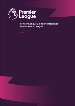 Premier League 2 and Professional Development League