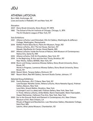 Athena Latocha CV