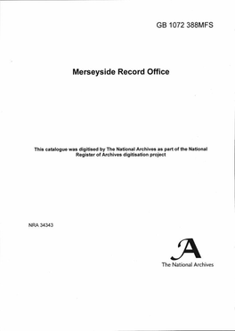 Merseyside Record Office