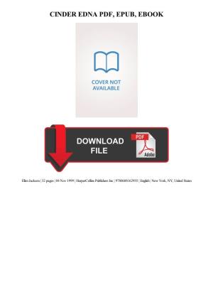PDF Download Cinder Edna Pdf Free Download