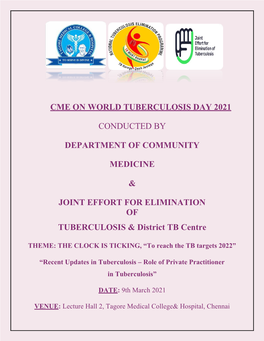 Cme on World Tuberculosis Day 2021