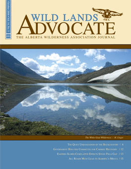 Wild Lands Advocate Vol. 14, No. 5, October 2006