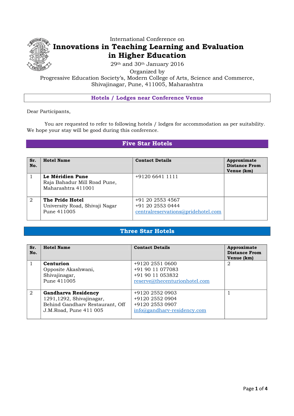 Innovations in Teaching Learning and Evaluation in Higher Education