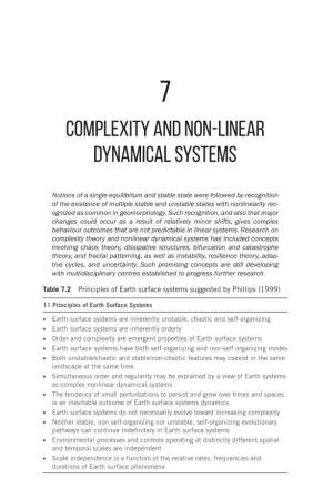 Complexity and Non-Linear Dynamical Systems