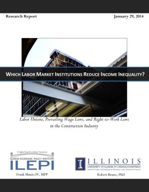 Which Labor Market Institutions Reduce Income Inequality?